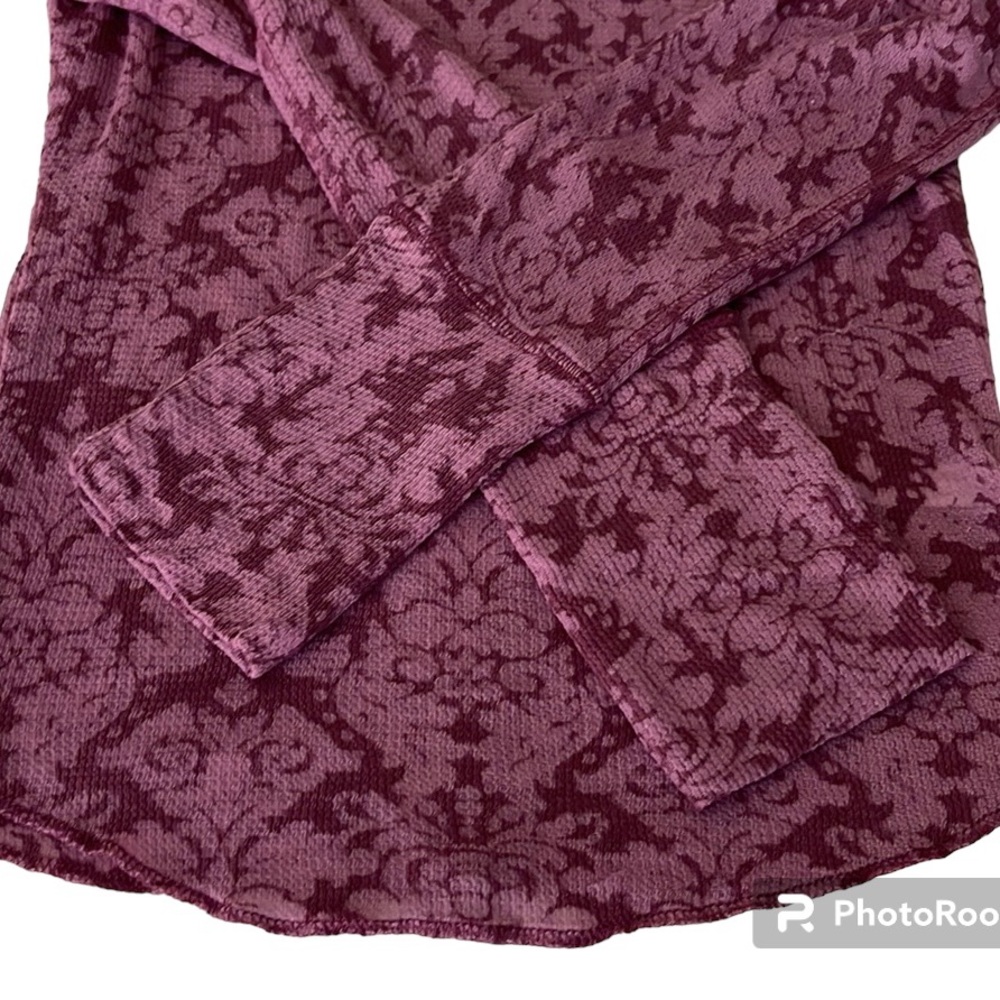 🆕FREE PEOPLE YOU AND I PLUM PURPLE LONG SLEEVE TURTLENECK TOP - Picture 8 of 10